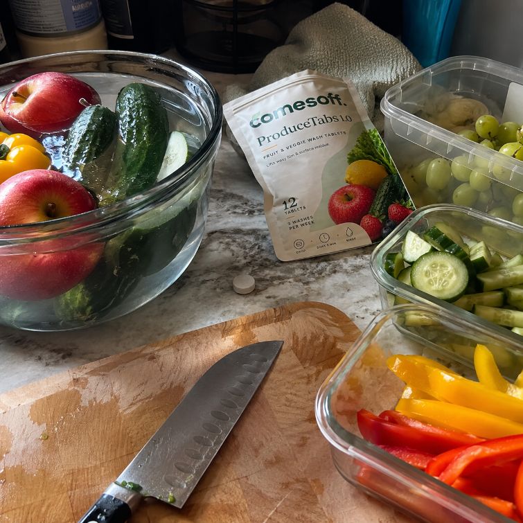 Weekly produce meal prep